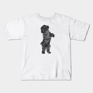 Bichon frise breed black and white Kids T-Shirt